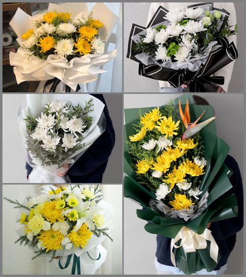 浙江省绍兴嵊州市仙岩镇白事花束代送